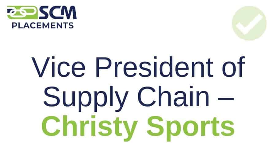 Vice President Of Supply Chain SCM Talent Recruiting Placement