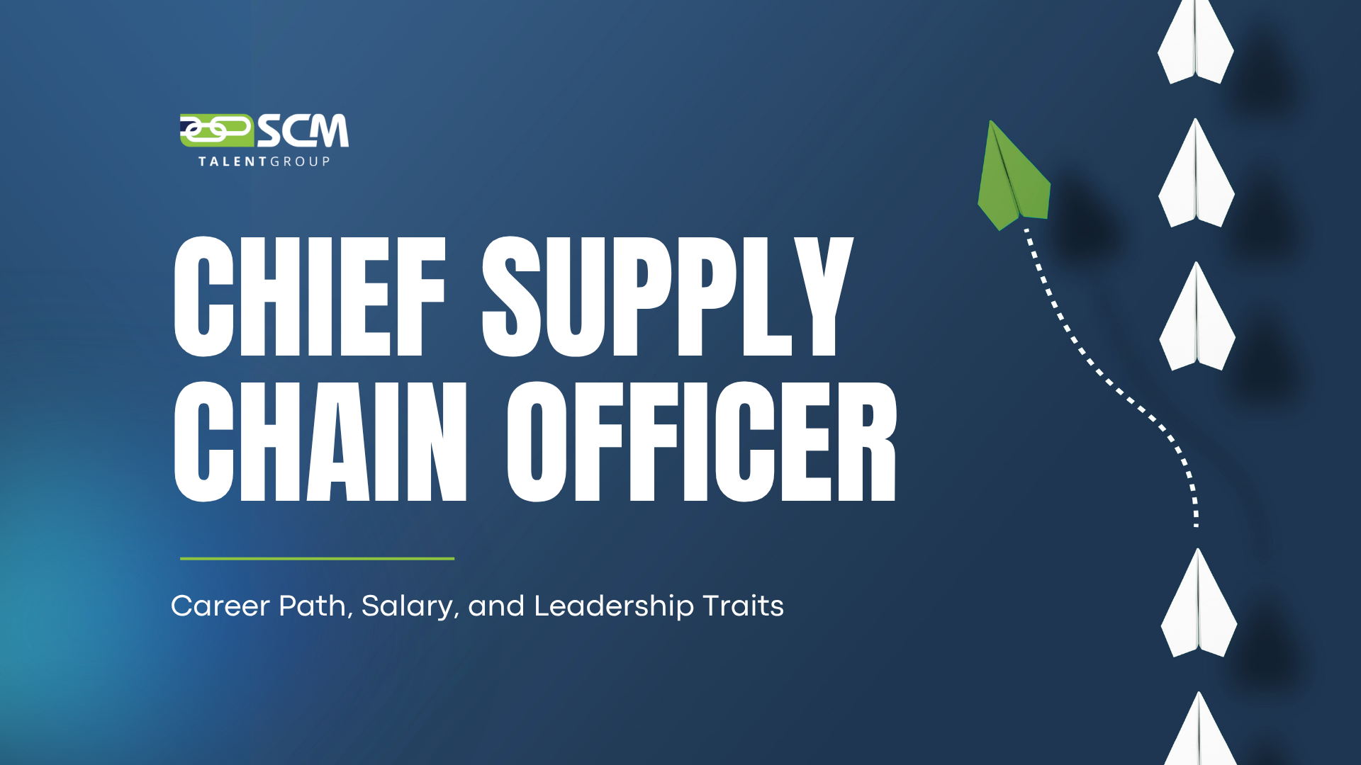 Chief Supply Chain Officer Career Path