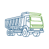 heavy truck compress roofing materials